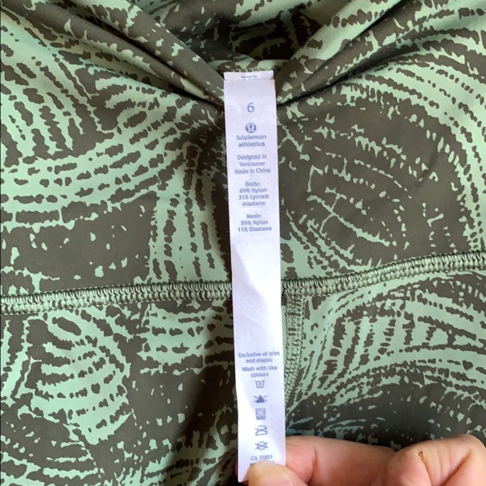 Lululemon Highest Times Size 6 - Picture 5 of 5